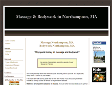Tablet Screenshot of massagenorthampton.com